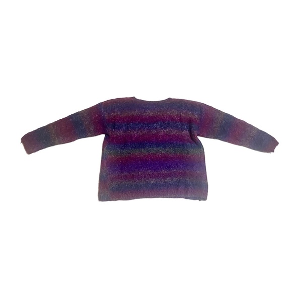 Vintage Mohair A.K.F. New York Women’s Stripped Sweater Size Medium - Picture 3 of 8